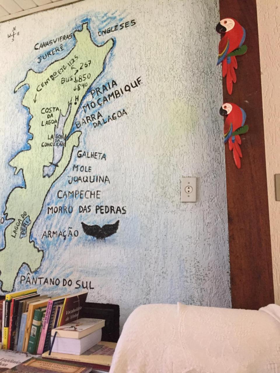 Hostel Mueller Na Praia De Mocambique Florianopolis Bagian luar foto